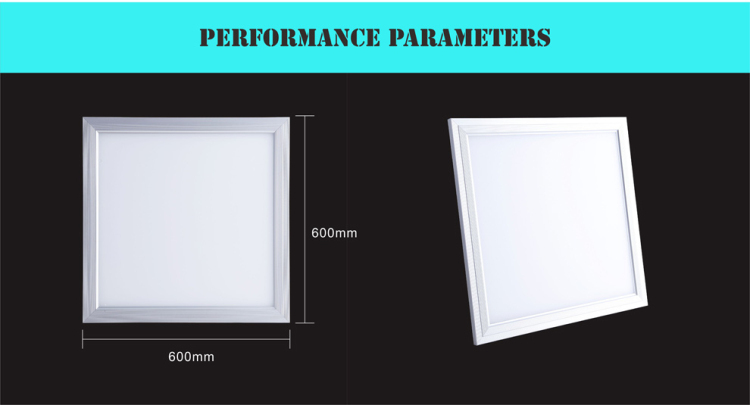 High brightness 40W ultra thin led light panel 600x600