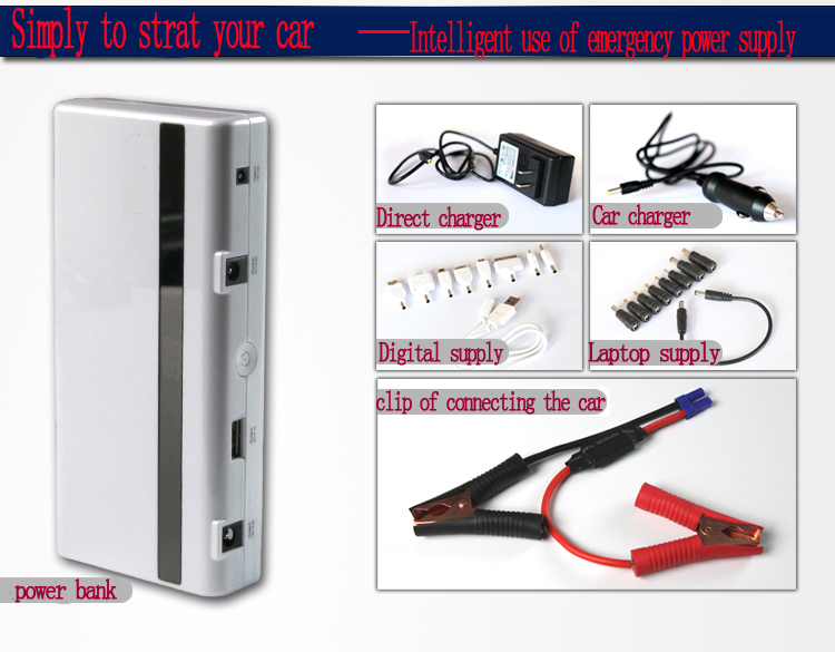 12ah Portable Multi Function Emergency Car Jump Starter