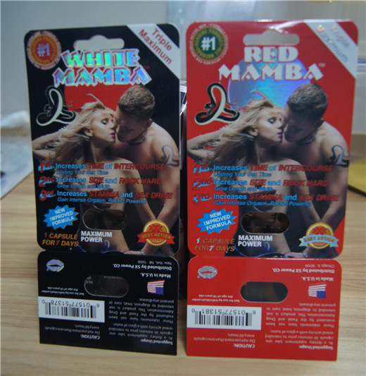 black panther black mamba 1 black mamba 2 Blister Card Packaging Sexual Pills Packaging