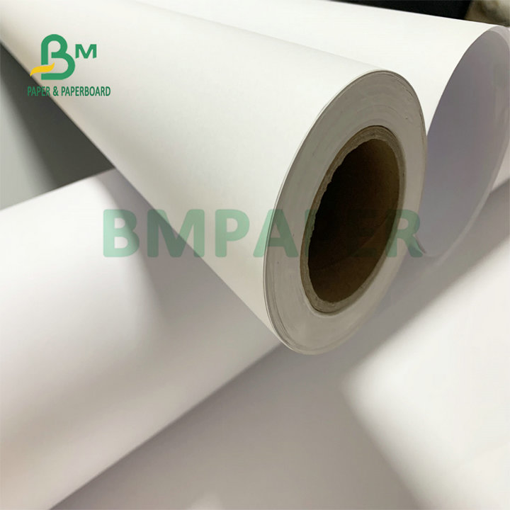20# 24# 28# Wide Format Inkjet Bond Paper 20lb 24lb Uncoated CAD Plotter Paper