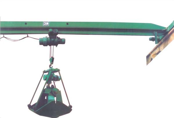 3ton 5ton 10 Ton Single Girder Crane / Grab Bucket Bridge Crane 18m Lifting