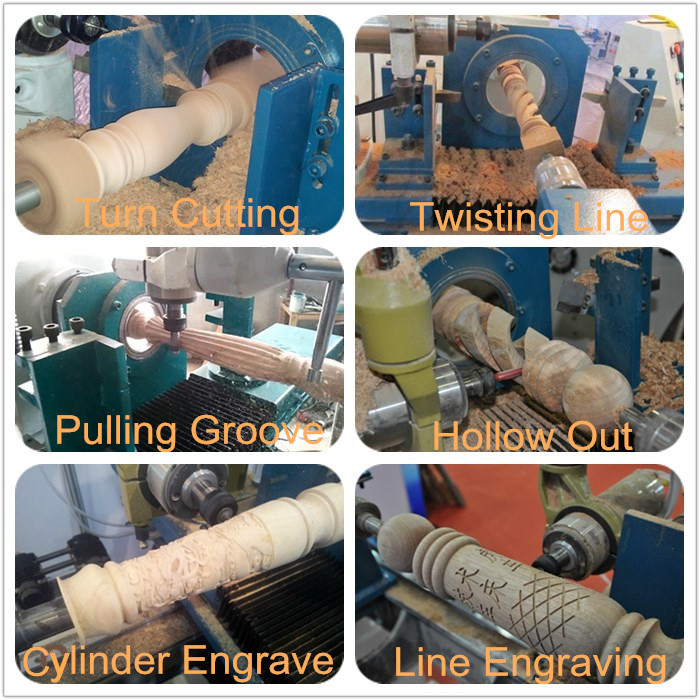 315K CNC woodworking lathe machine