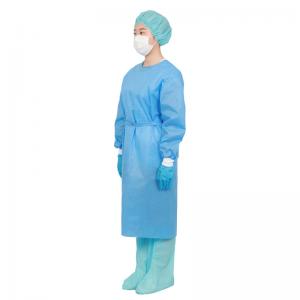 China S-5XL Plus Size Disposable Isolation Gowns In Stock EN14126 standard on sale