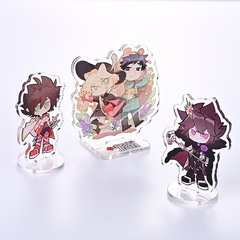 Personalized Stand Up Acrylic Sign Holder For Cartoon Anime Gaming Merchandise
