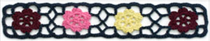 Long Vintage Cotton White Crochet Scallop Pattern Lace Trim DIY Embroidered Sewing Stretch
