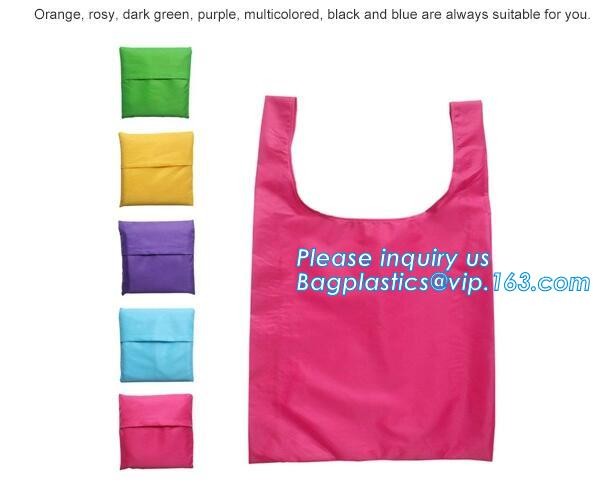 Promotion Custom Eco Friendly Sublimation Polyester Folding Shopping Bag,Promotional Sports Gym Sack Polyester Drawstrin