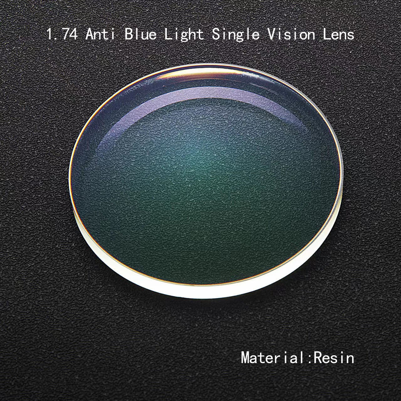 1.74 Anti Blue Light AR Coating Ophthalmic Standard Single Vision Lenses
