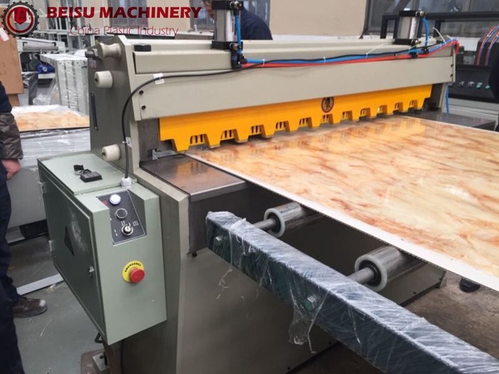 PLC Control PVC Plastic Sheet Production Line With Electric - Magnetic Heater