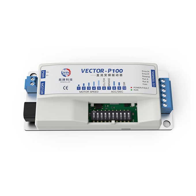 P100 Vector Inverter Drum Motor Drive Card 100W 24V IO Signal Brushless DC Controller