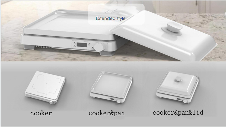Die-Casting Aluminum Housing Mini Induction Cooker for Household and Outdoor Cooking