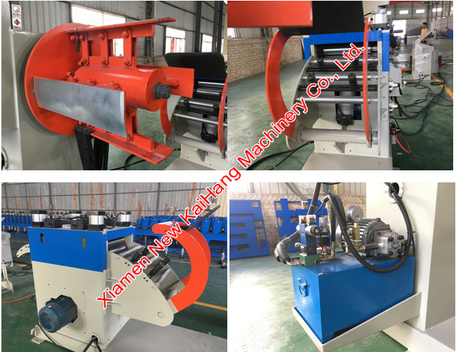 3MT Capacity 2 In 1 Un-Coiler Un Winder With Hydraulic Pack 12 Months Warranty