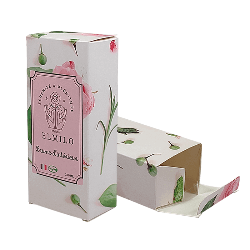 Foldable Luxury Paper Card Cosmetic Packaging Box for Reverse Tuck End Skincare