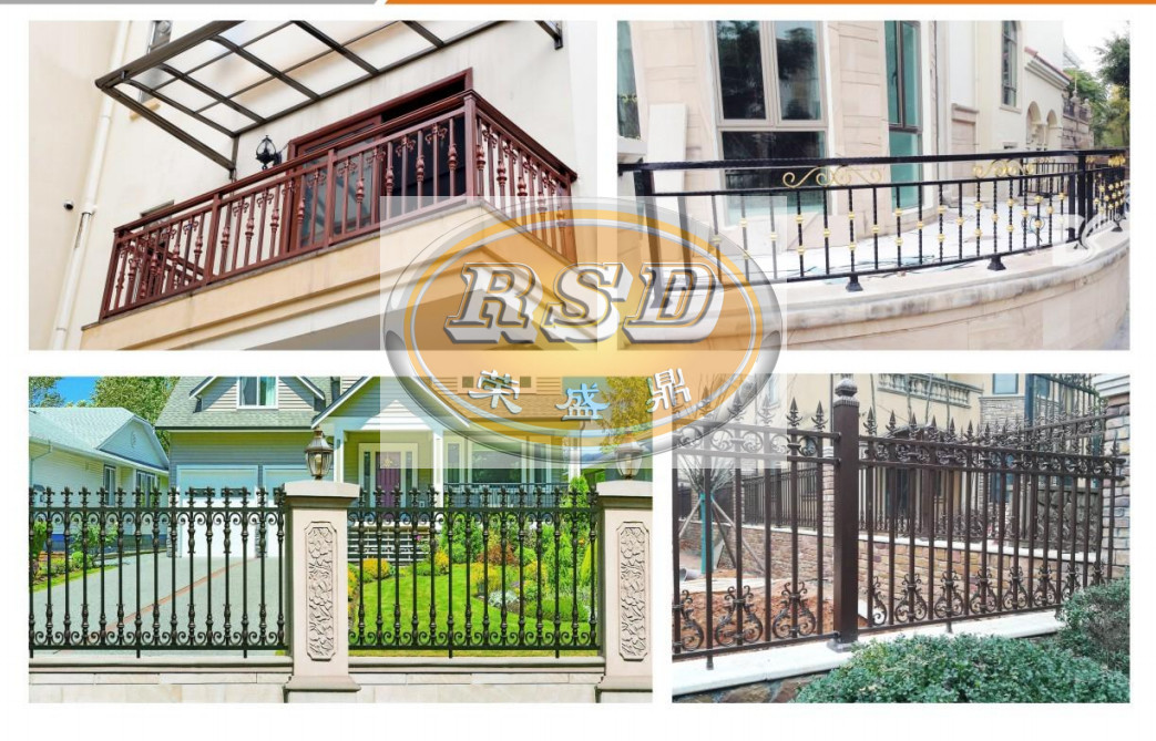 Custom Aluminum Art Villa Gate Antirust Security Fence Modern Classic Design