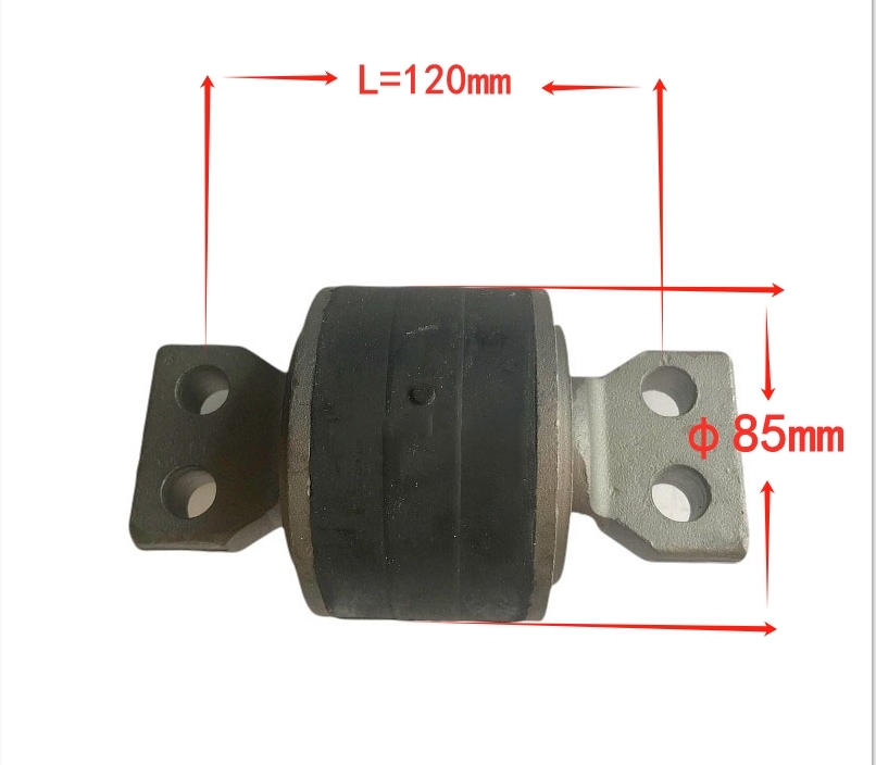 Genuine Bus Spares Parts Thrust Rod Bushing 4 Hole Ball Joint For King Long & Yutong Buses φ85mm*120mm