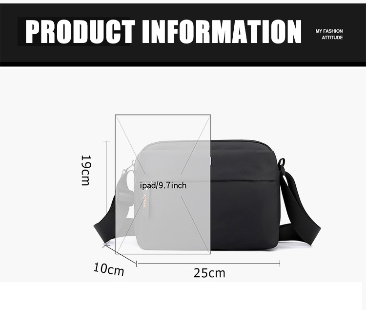 Men Travel Sport Sling Cross Body Chest Shoulder Bag Anti Theft
