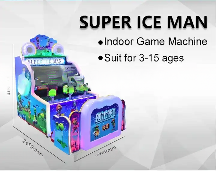 Dreamland 2023 Arcade Shooting Zombie Water Shooting Ticket Game Machine with camera function