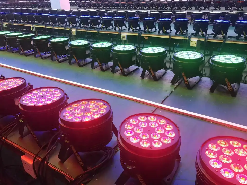 Outdoor RGBW DMX LED Par Light Waterproof 18pcs*10w For Wedding