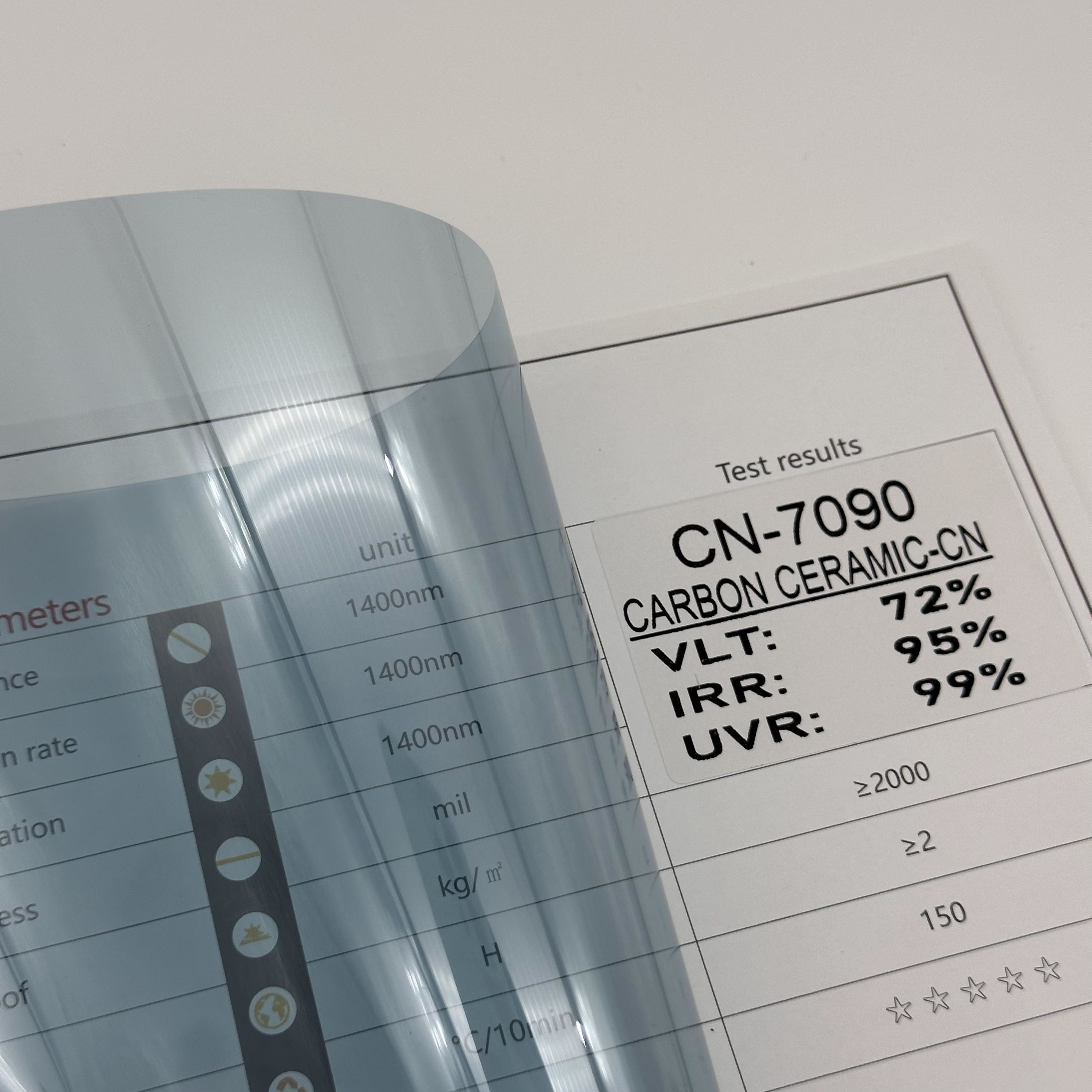 Eco Friendly Carbon Auto Tint Heat Insulation Car Tint Window Film CN-7090 99%UVR