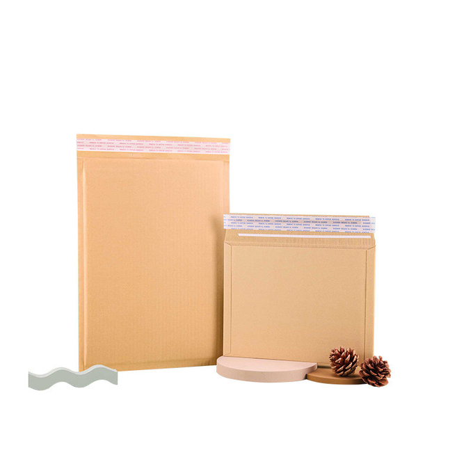 Corrugated Board Custom Padded Mailer Bags For Logistic Enterprise