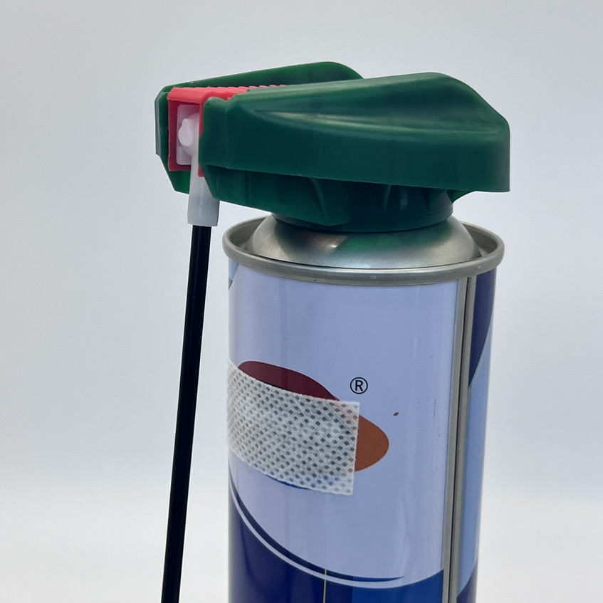 Rubber Holder POM Aerosol Spray Nozzle With Extension Tube Commodity