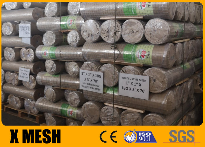 0.25 Inch X 0.25 Inch Hole Size Square Galvanised Mesh Astm A740 Standard