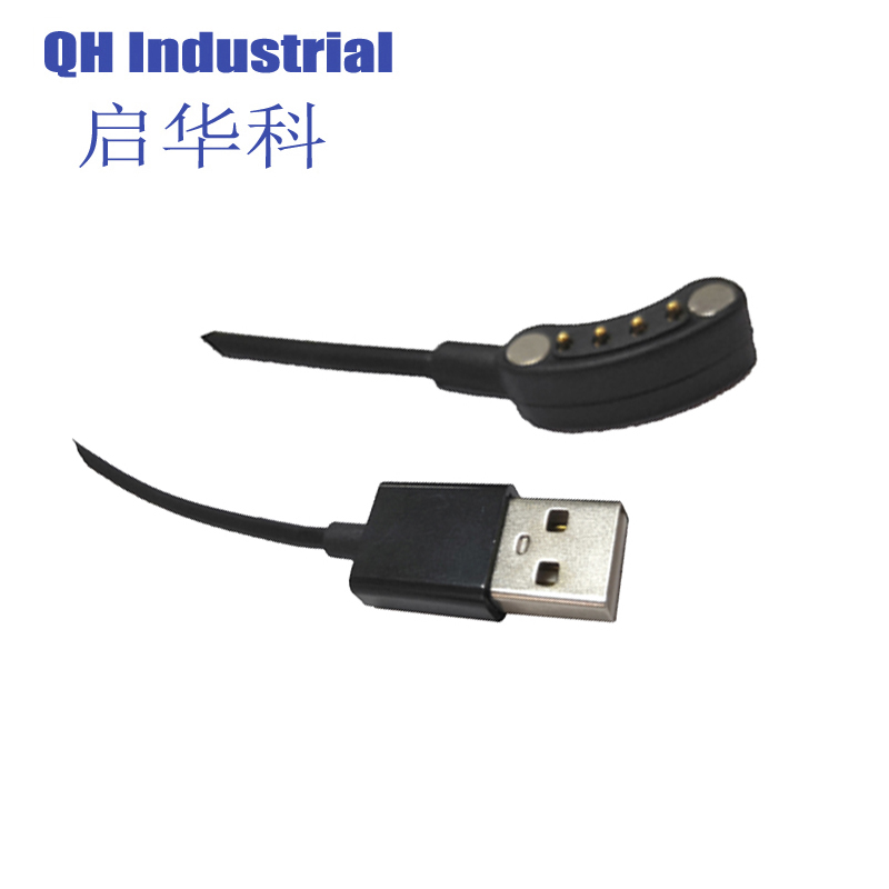 4Pin Arc Colombia Sus Spring Amphenol Double-Head Pog Pin Socket Pogo Pin Magnet Connectors