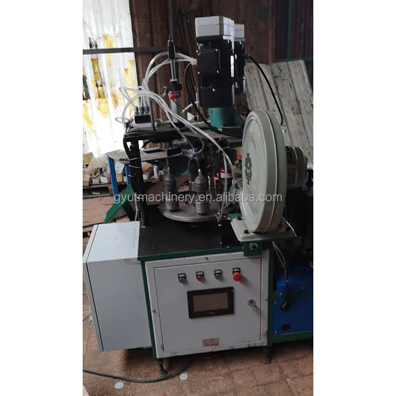 Steel Wire Brush Making Machine for Rust Removal PLC Control 450mm Crimped Wire Wheel