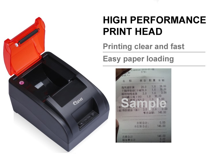 USB Interface 58mm Thermal Receipt Printer TP-58H for Customer Satisfaction