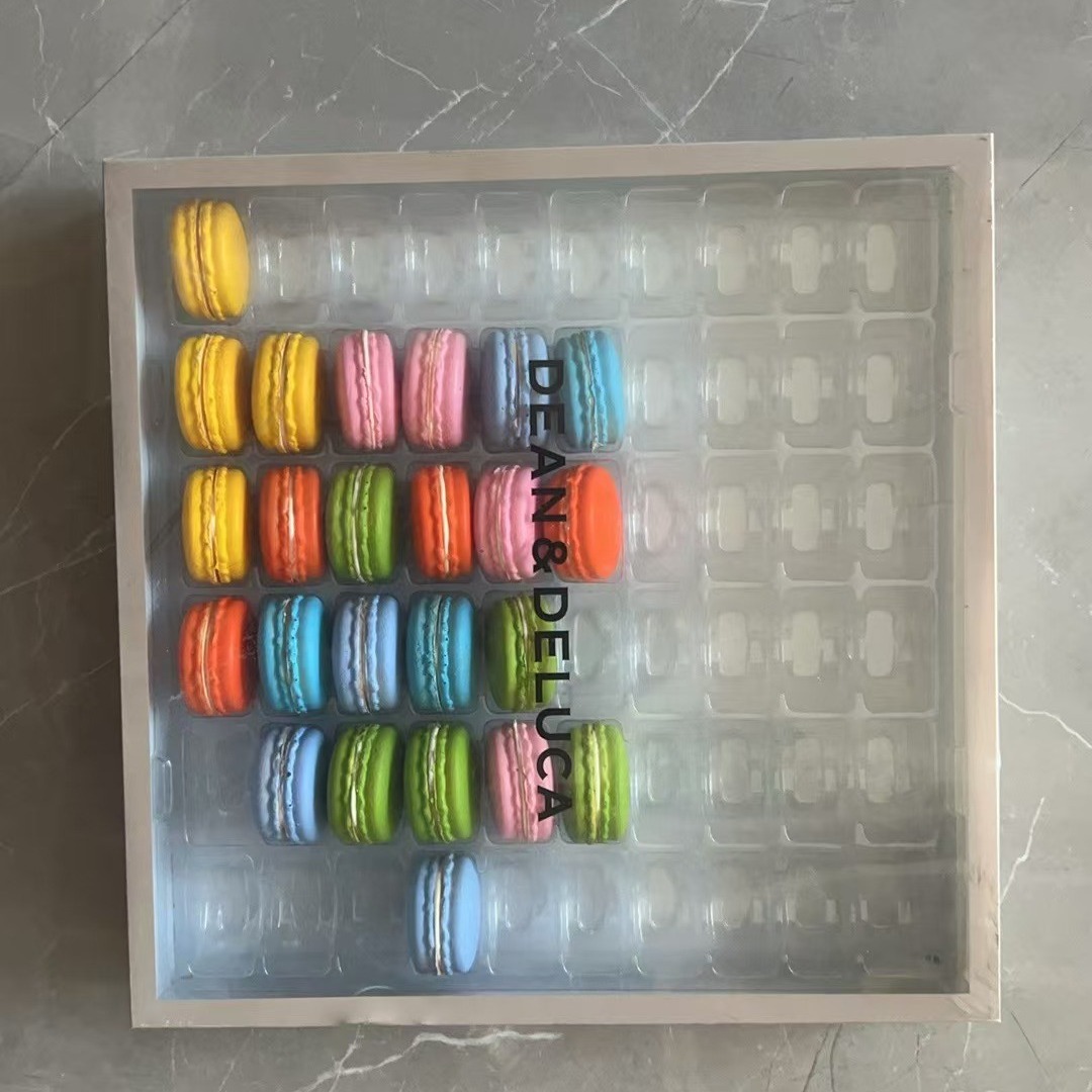 Durable Fresh Macaron Packaging Box Premium Gift Box 6 Pieces Of French Sandwich Cookie Baking