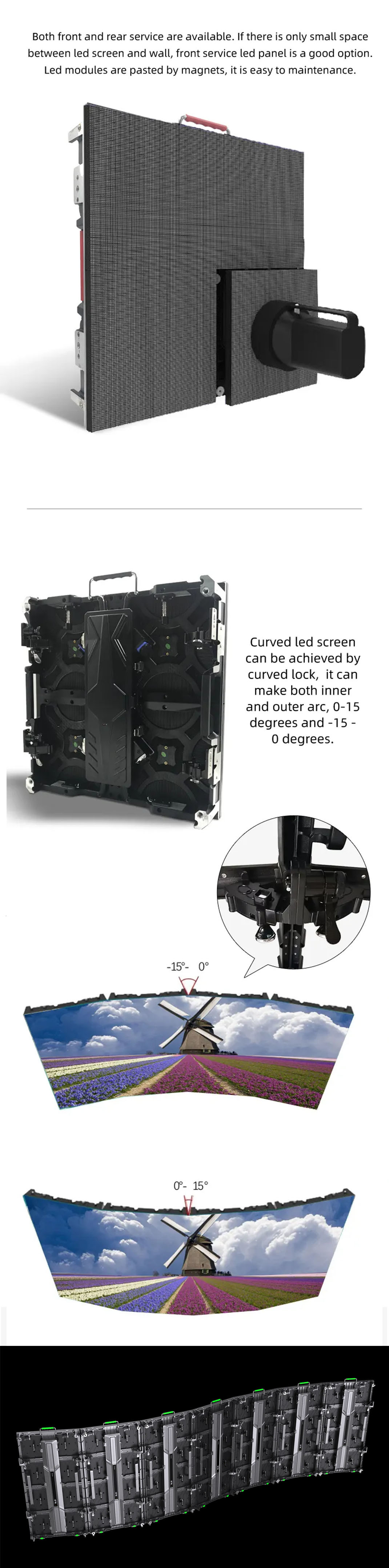 2023 best new 500X1000 500X500 P2.9 Rental Screen Cabinet Led Display Outdoor