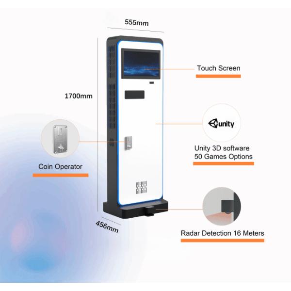 Mobile Interactive Floor Projector Sports Game Machine All In One Projector Games