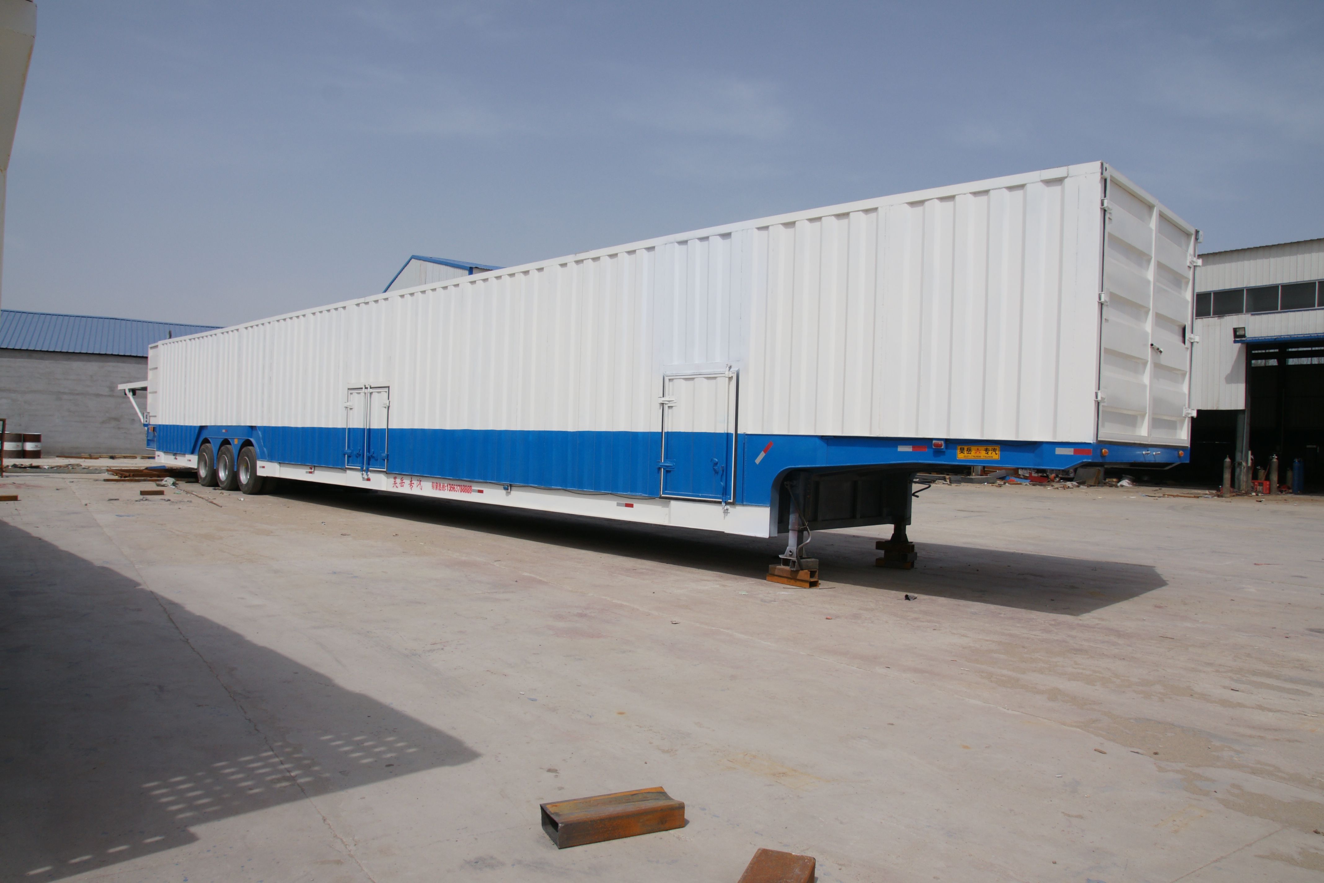 Truck Trailer Manufacture 4 8 10 Cars Carrier Semi Trailer with Max Payload 30000KG