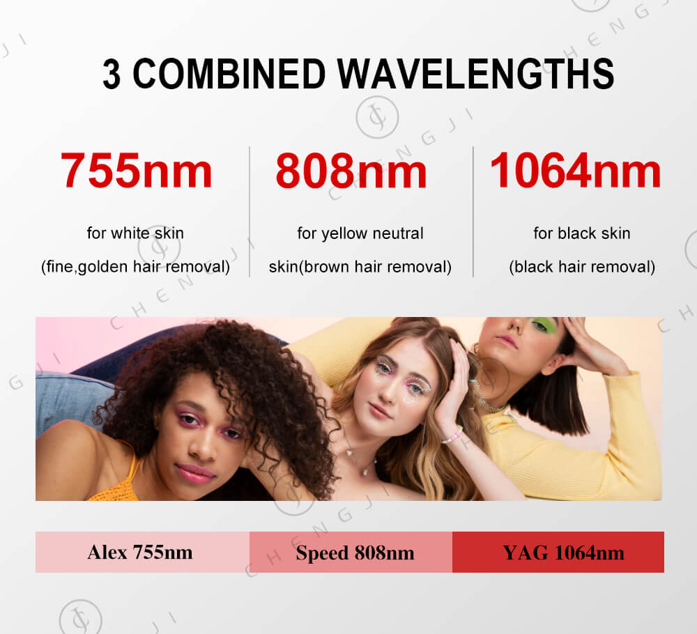 755nm Portable Diode Laser Machine Whitening Hair Removal Diode Laser System