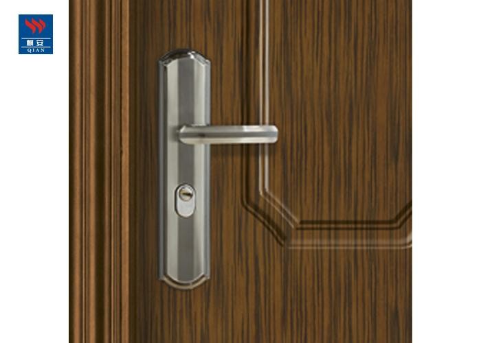 BS EN Swing Entry Fireproof Aluminum Steel Security Front Door