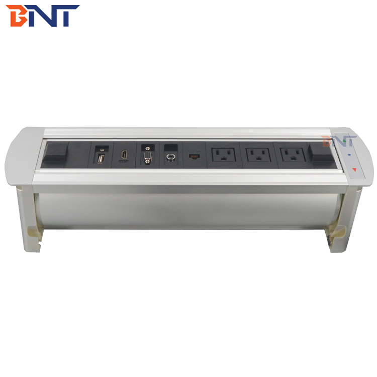 motorized flip up meeting table socket/rj45 conference table power outlet