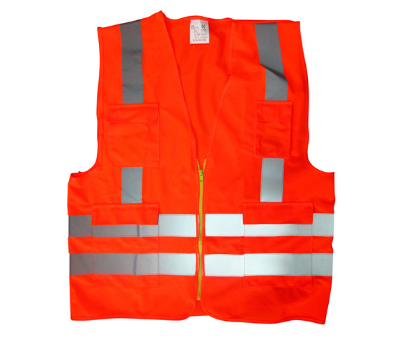 60 Grams Hi Vis Vest Mesh Fluorescent Green Mesh Safety Vest