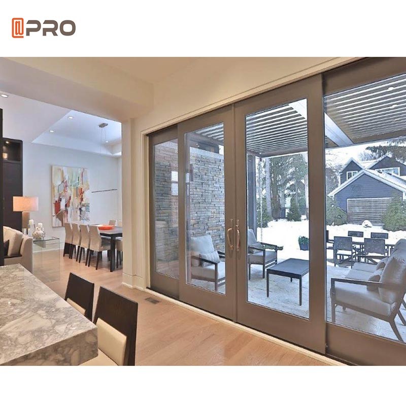 Customized Exterior Aluminum Sliding Door Soundproof Double Glaze
