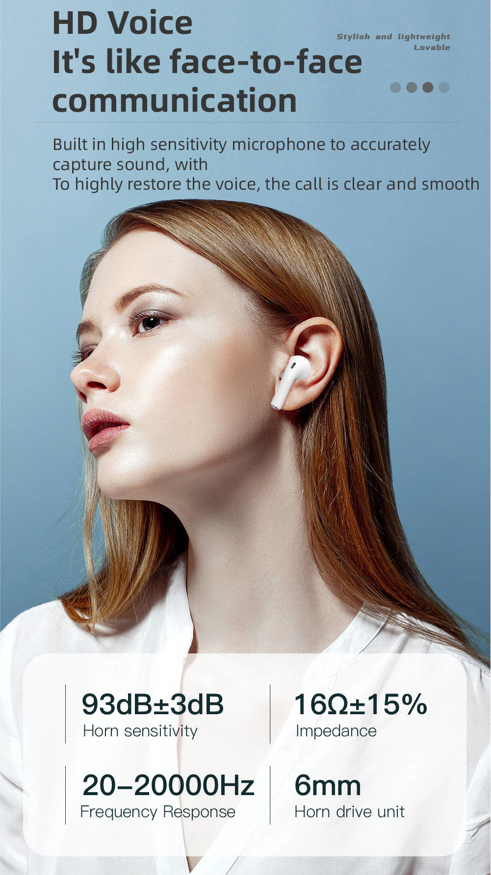 Wireless Bluetooth Headset Intelligent Compatible Fast Stable Connect With Phone