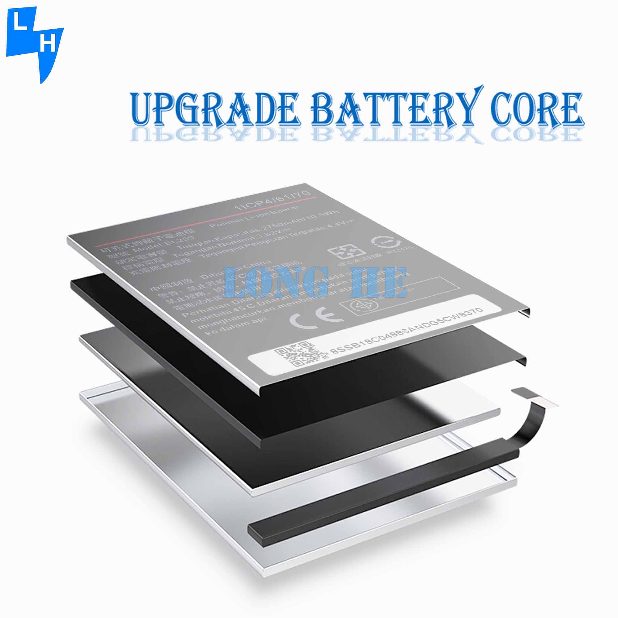 Dual IC Protection 2750mAh BL259 Battery for Lenovo Lemon 3 3S K32C30 K32c36 Vibe K5