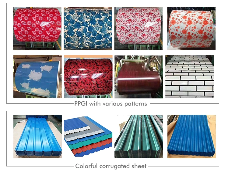 Prepainted Galvalume Steel Coil PPGI Prepainted Galvanized Steel Coil