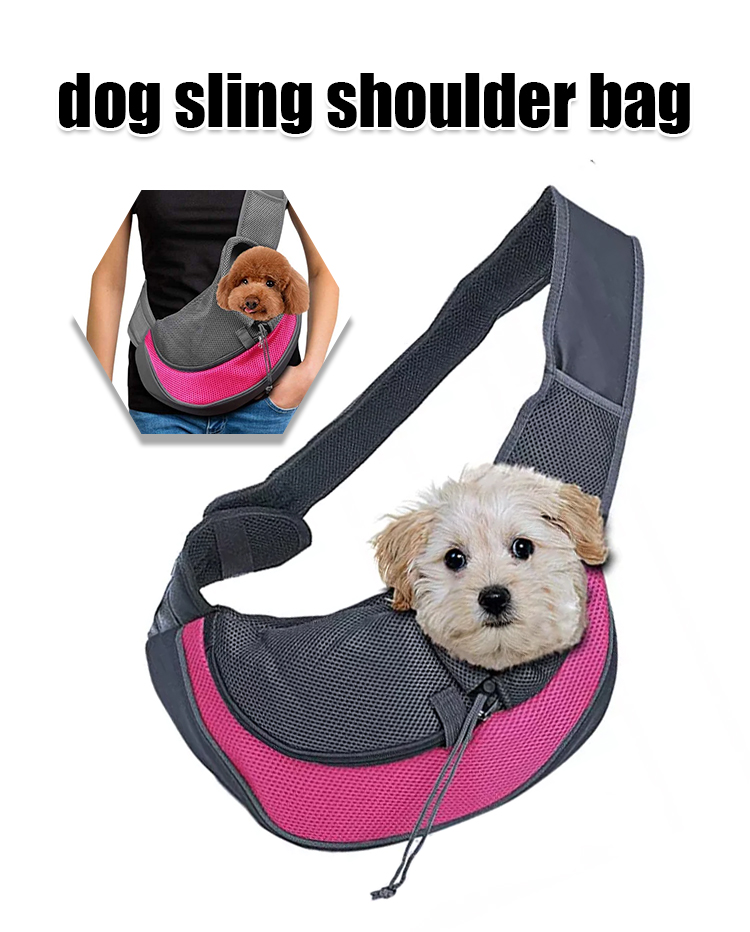 Pet Travel Bag Neck Sling Strap Stuff Tote Adjustable Backpack Cat Dog Carrier Bag