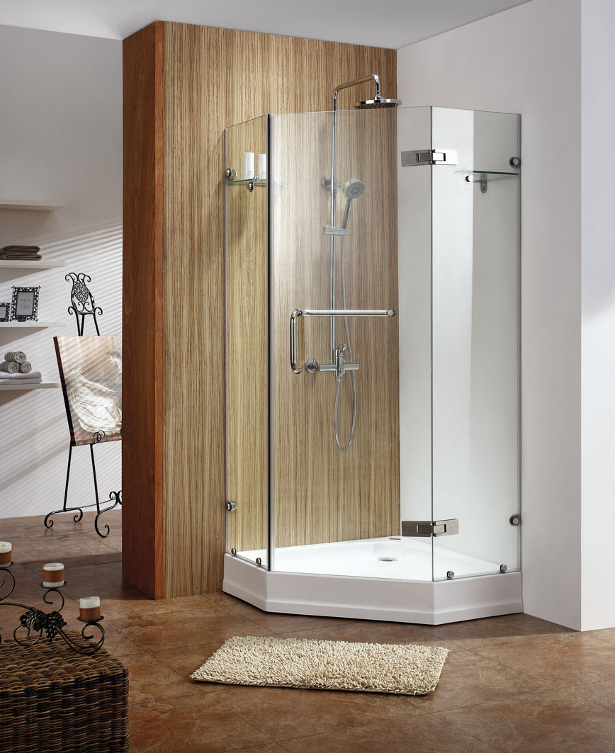 Max 2100mm Width Opalescent Polycarbonate Sheet Shower Enclosure For Volekswagon