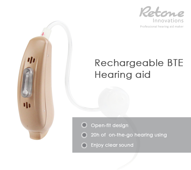 Open-Fit Digital Hearing Aids WDRC BTE Digital Hearing Amplifier