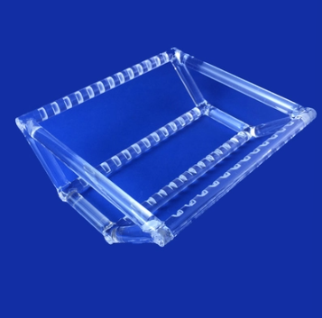 Buy cheap High Temperature Resistant Quartz Wafer Carrier Quartz Wafer Boat product