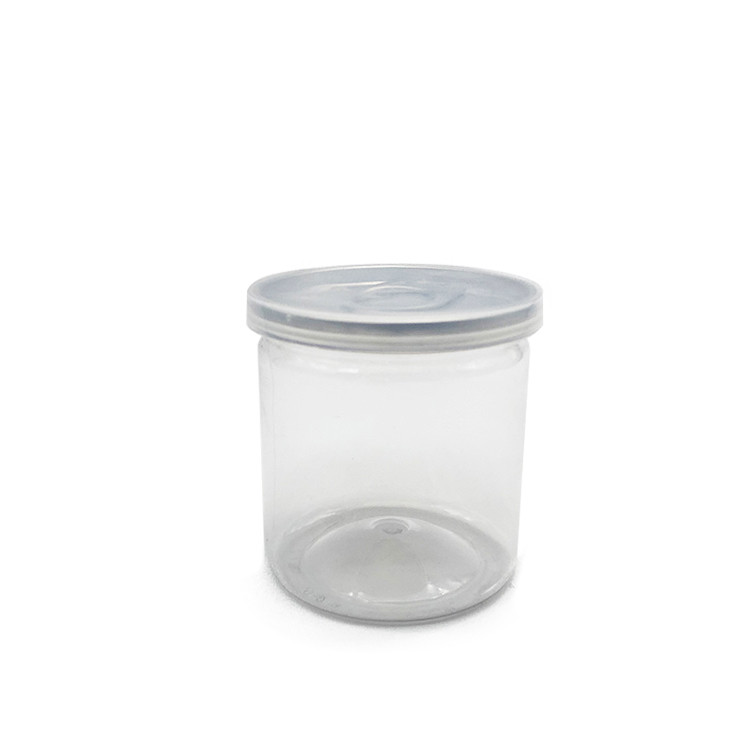 8oz Customizable Plastic Transparent Storage and Packaging Jars