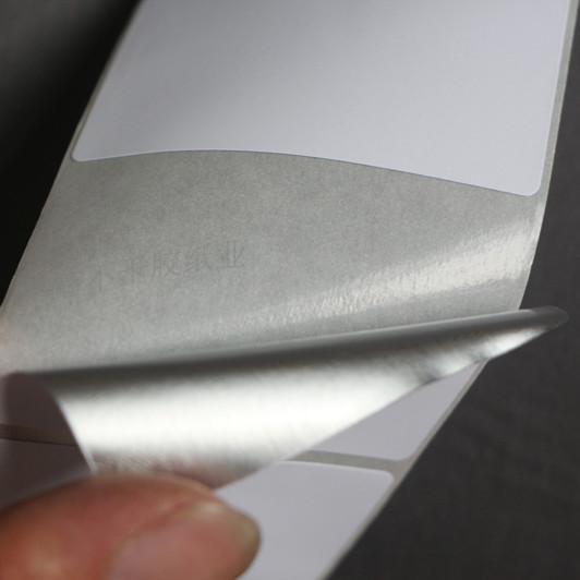 White Glassine MSDS PET 25UM Strong Adhesive Labels