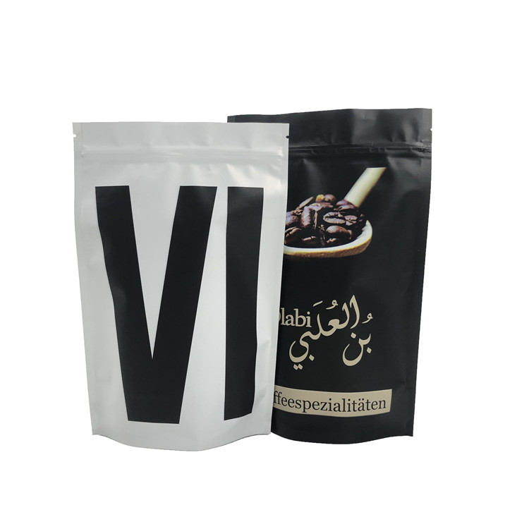 Snack Cookies Coffee Tea Packing Bag MOPP VMPET PE Matt Finish Black Moisture Proof