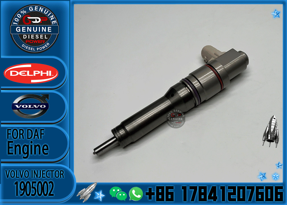 Common Rail Injector 1905002 BEBJ1A00001 BEBJ1A05001 BEBR3A01000 1897675 BEBR3A01100 1934321 BEBU2C00300 1934322 1914474