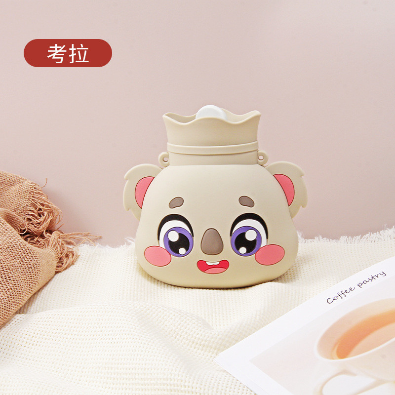 Tasteless BPA Free silicone hot water bottle For Menstrual Cramps Customized