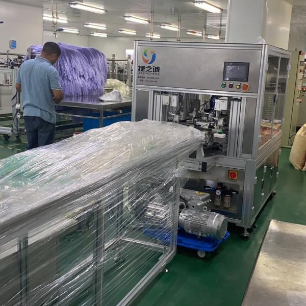 Omron PLC Controlled IV Cannula Assembly Machine For 1.5-2.5m Length Pipe